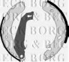 BORG & BECK BBS6027 Brake Shoe Set